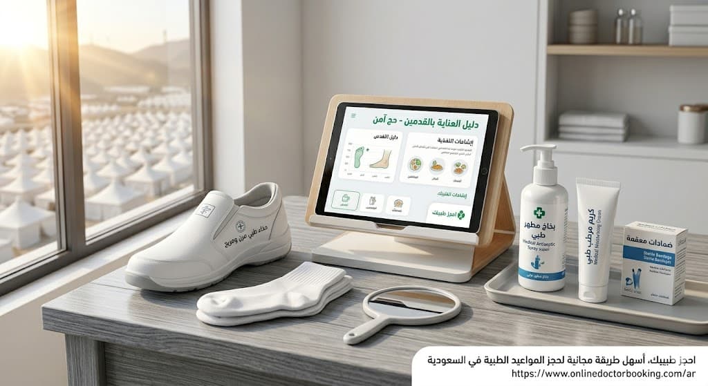 العناية بالقدمين أثناء الحج: الإرشادات الطبية للوقاية من الجروح ومضاعفات المشي الطويل